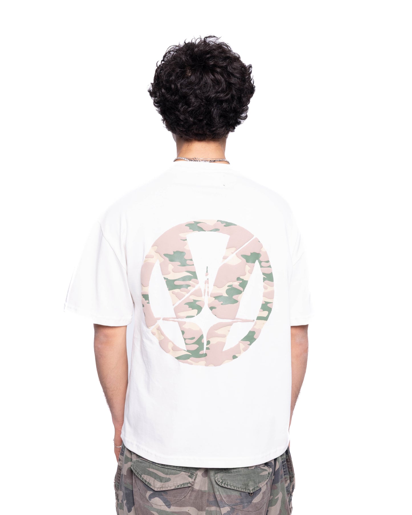 WHITE CAMO TEE