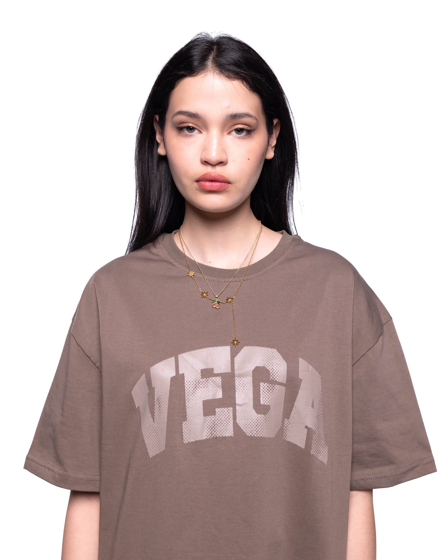 BROWN VARSITY TEE