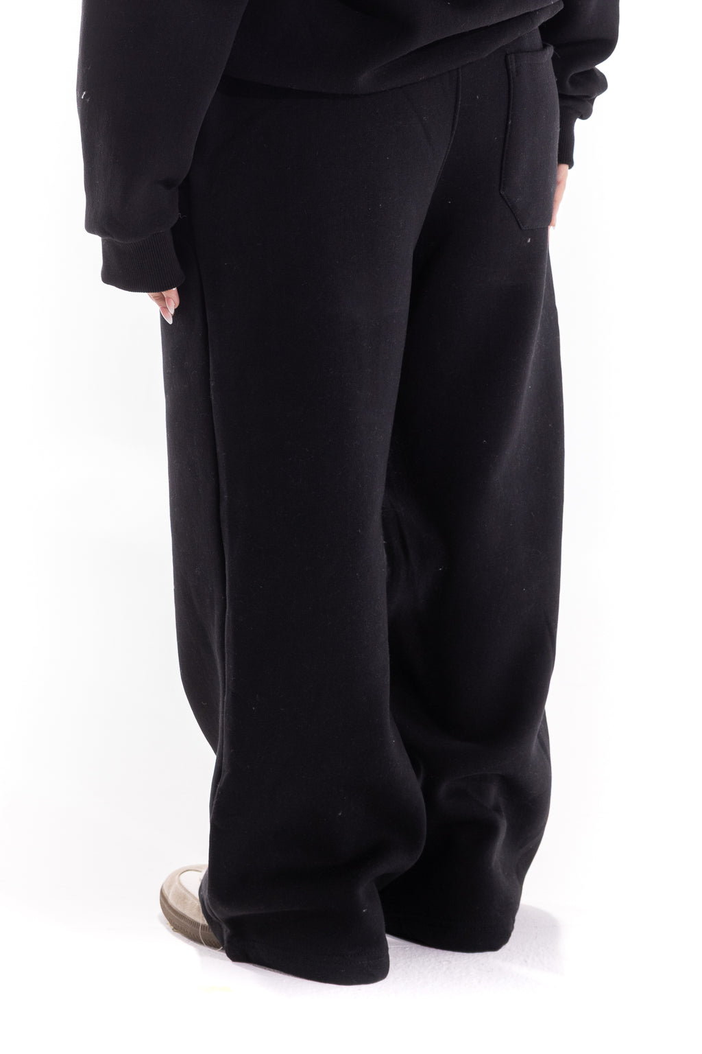 BLACK VARSITY CAMO SWEATPANTS