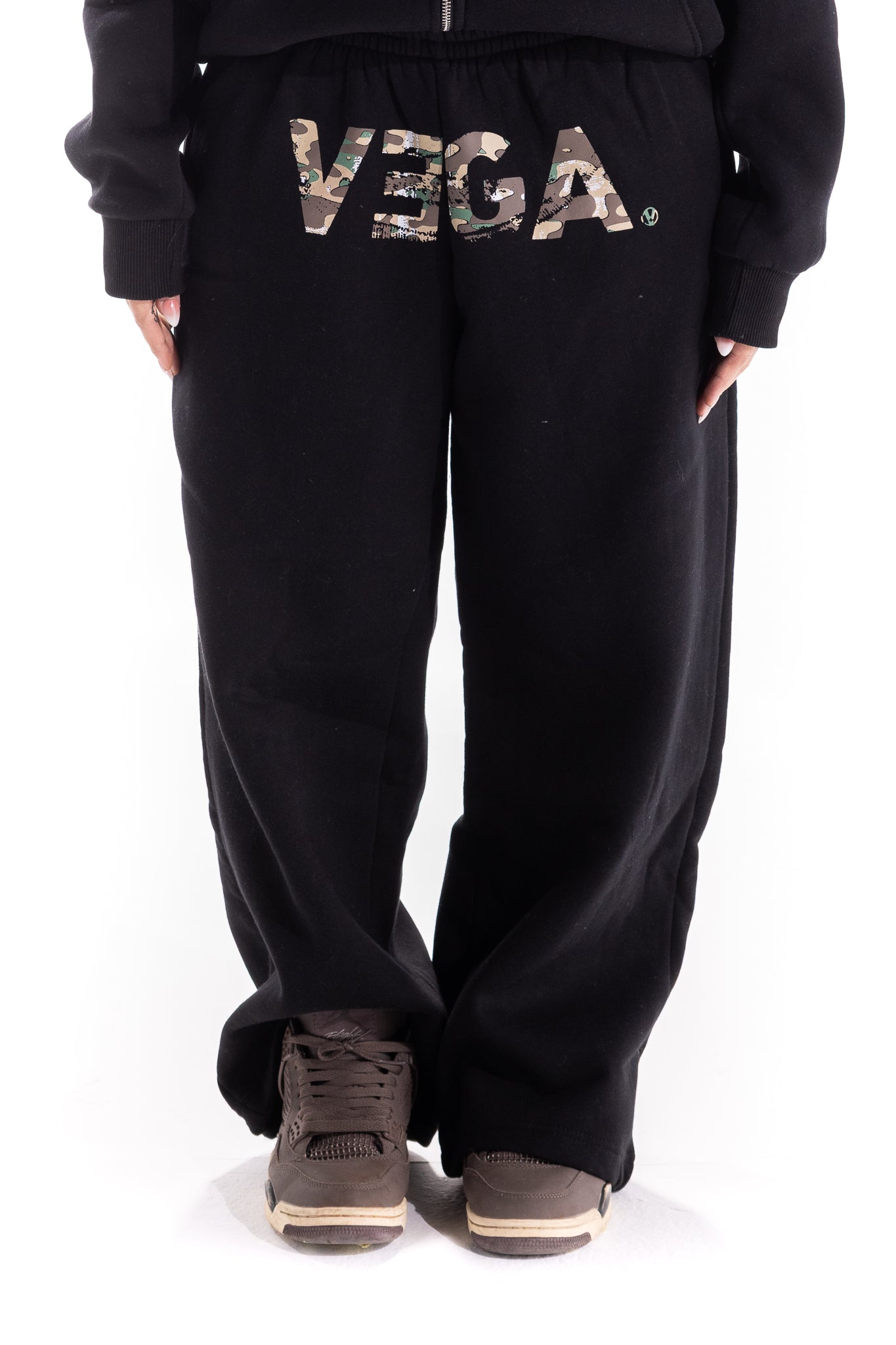 BLACK CORE CAMO SWEATPANTS