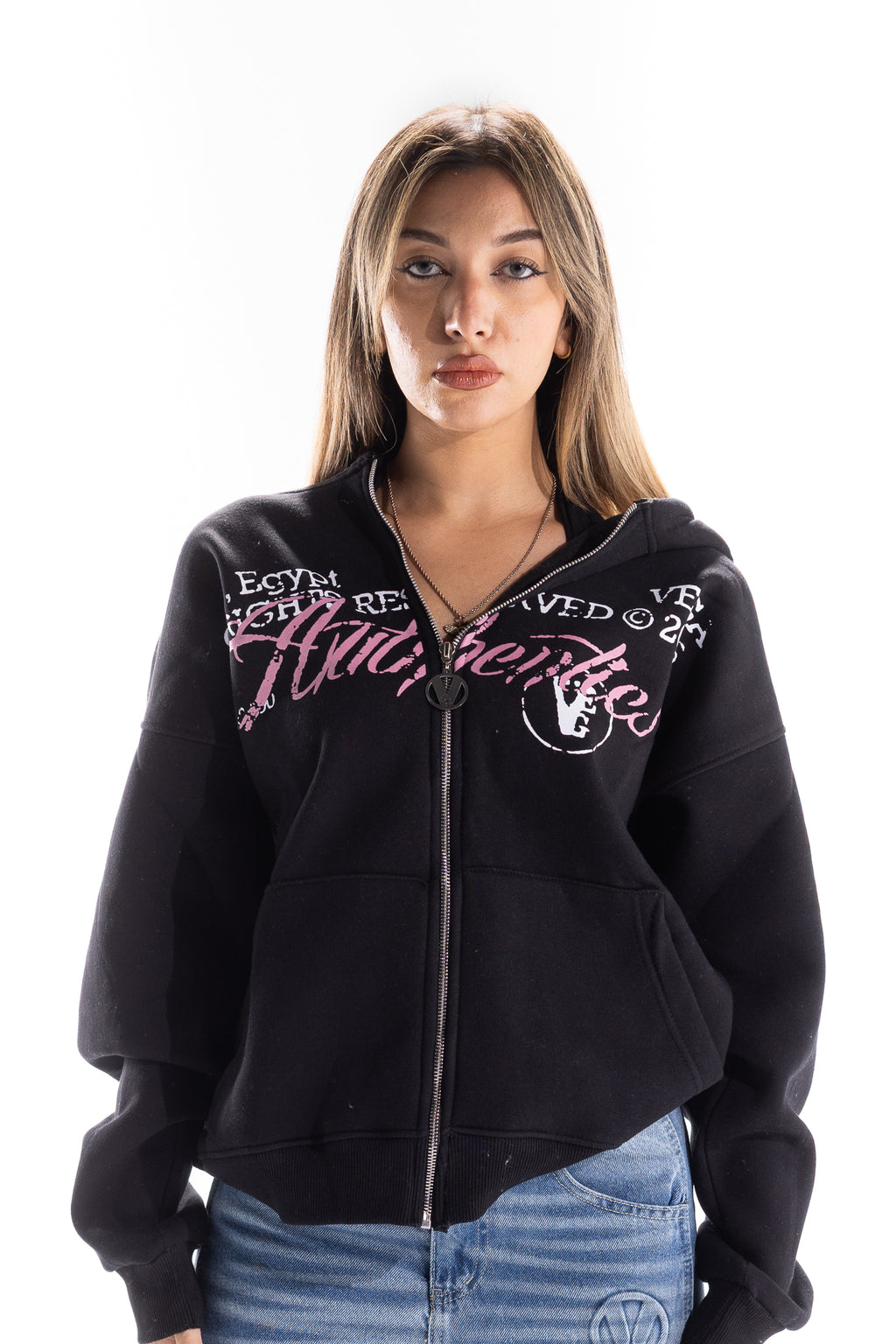 ORIGINAL PINK AUTHENTICS ZIP UP