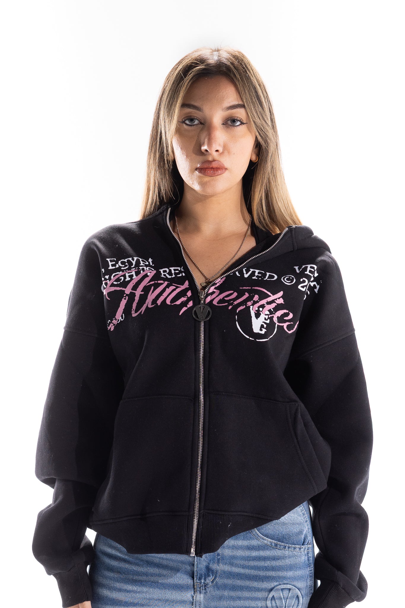 ORIGINAL PINK AUTHENTICS ZIP UP