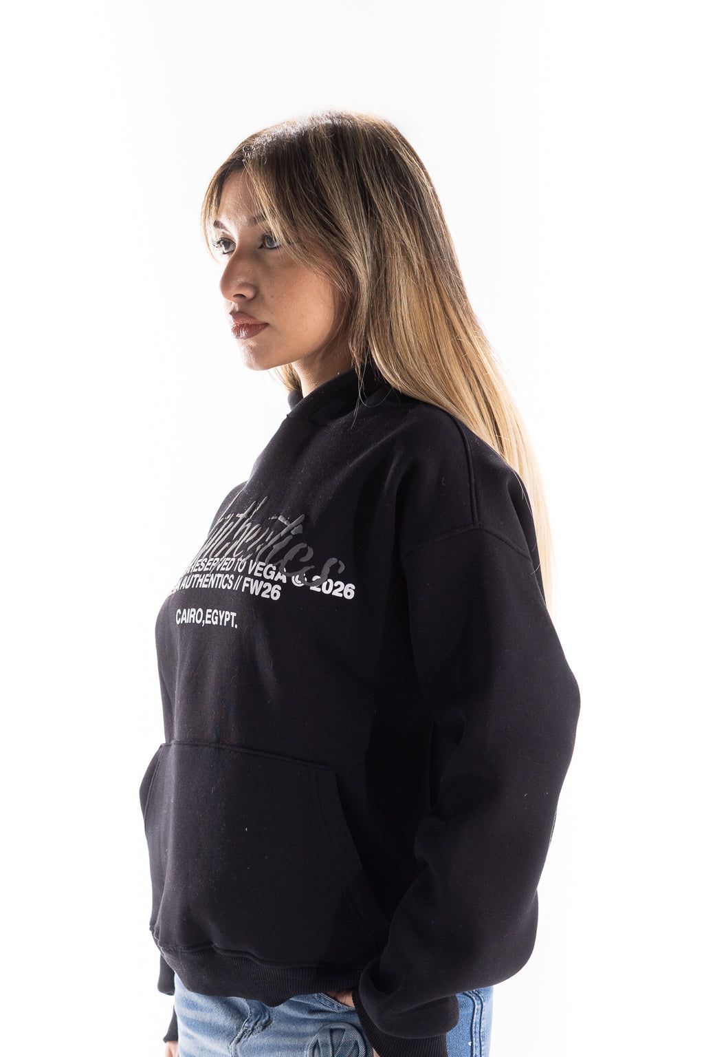 BLACK STATEMENT HOODIE