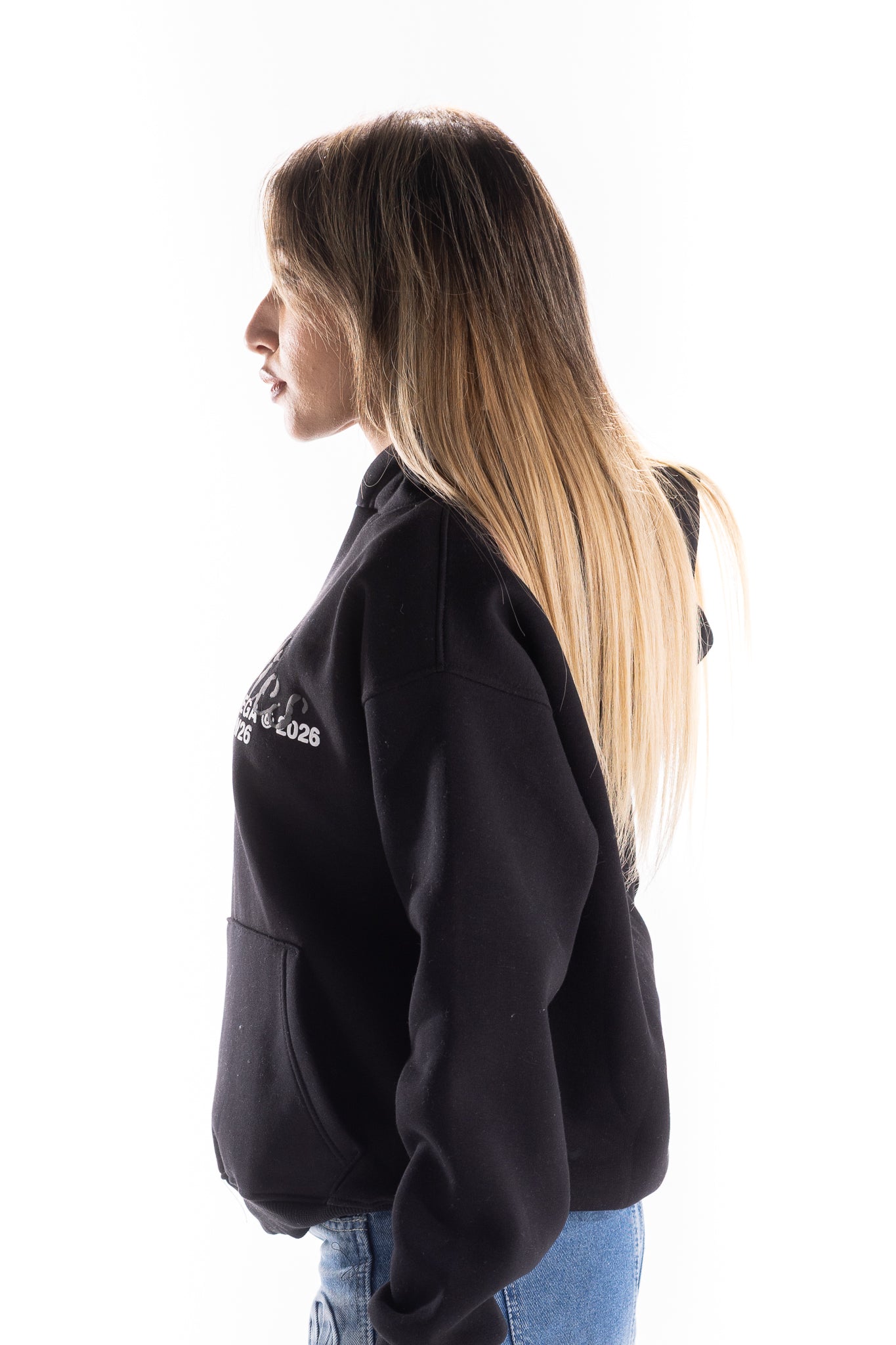 BLACK STATEMENT HOODIE