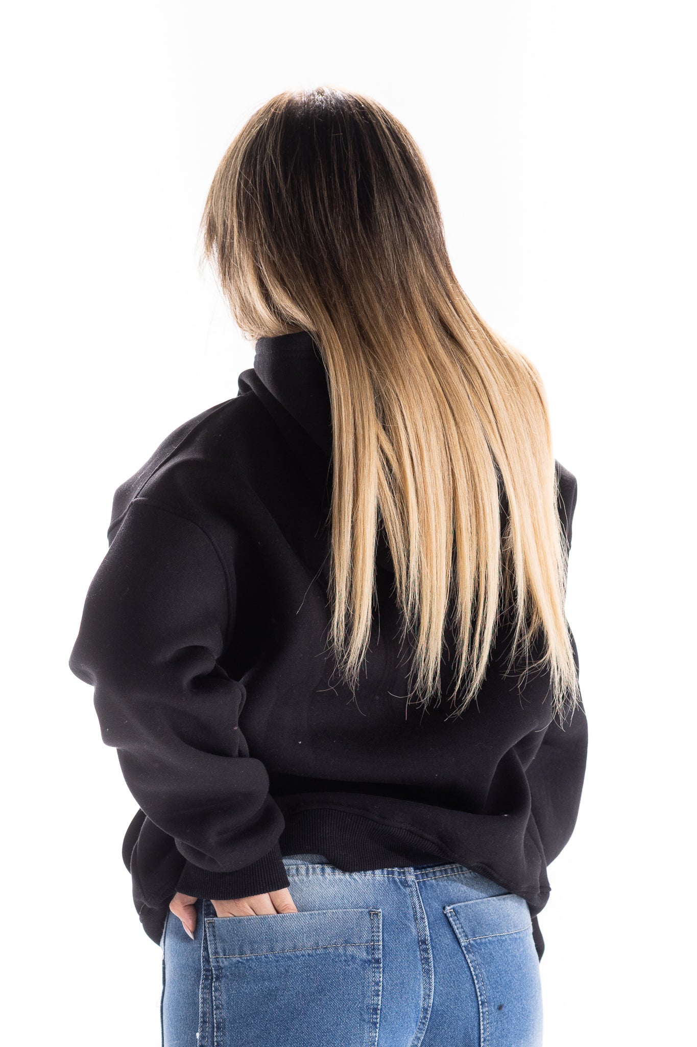 BLACK STATEMENT HOODIE