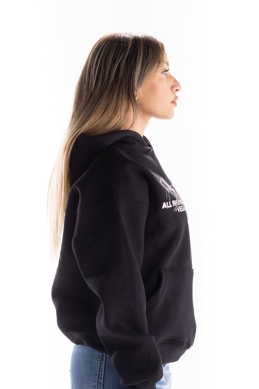 BLACK STATEMENT HOODIE