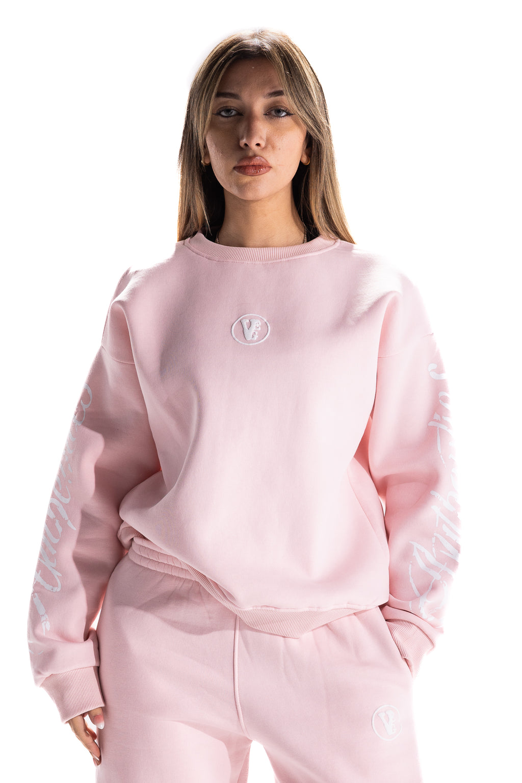 PINK AUTHENTICS CREWNECK