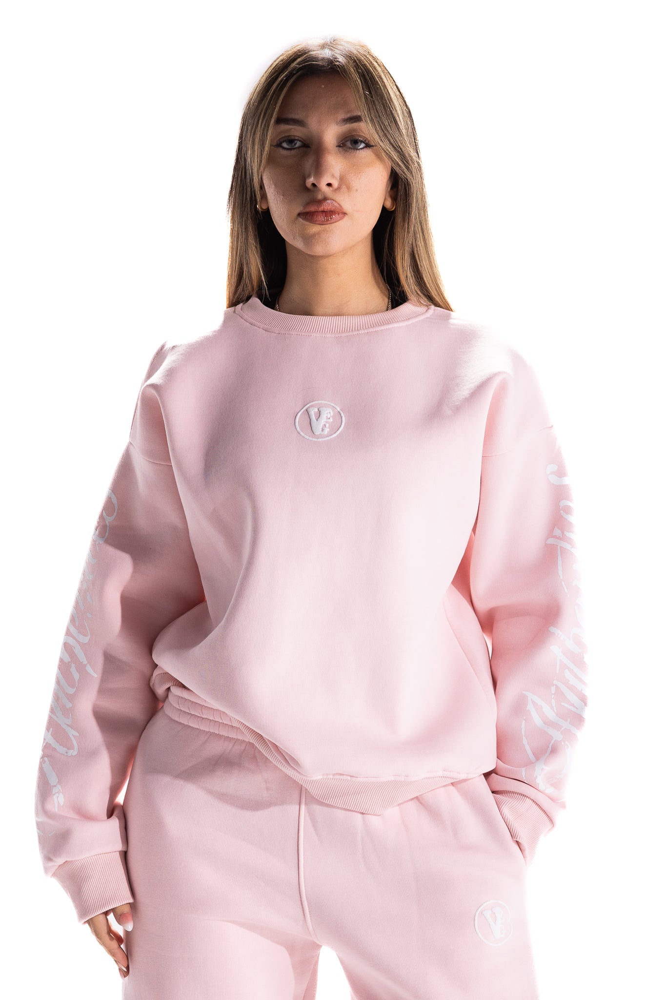 PINK AUTHENTICS CREWNECK