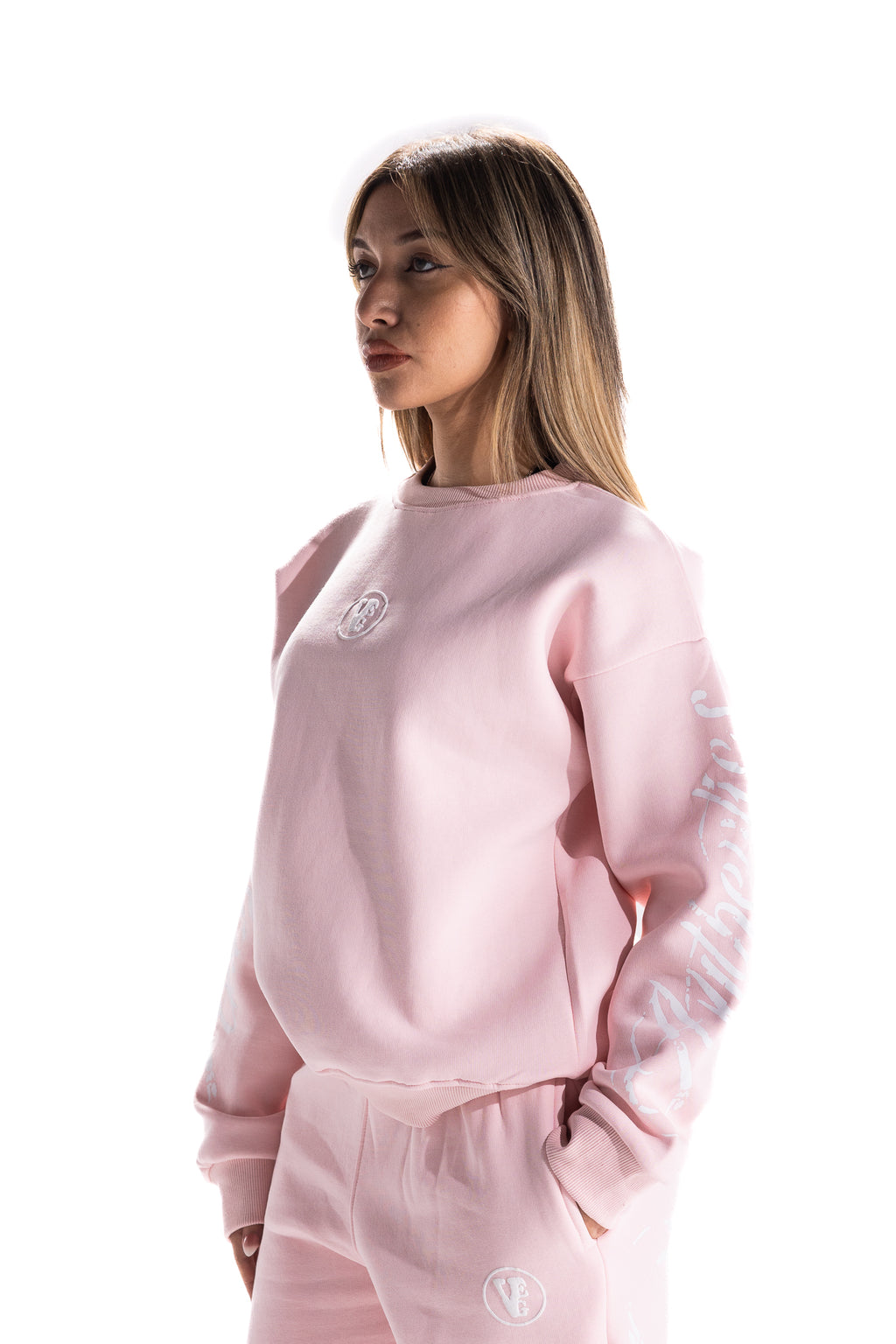 PINK AUTHENTICS CREWNECK