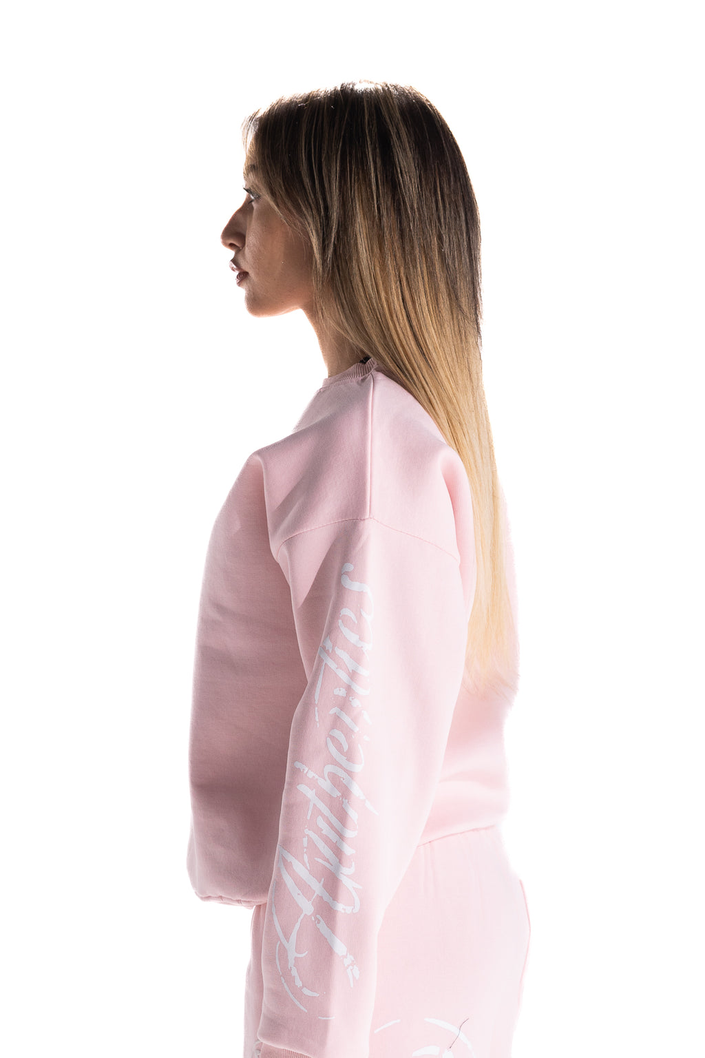 PINK AUTHENTICS CREWNECK