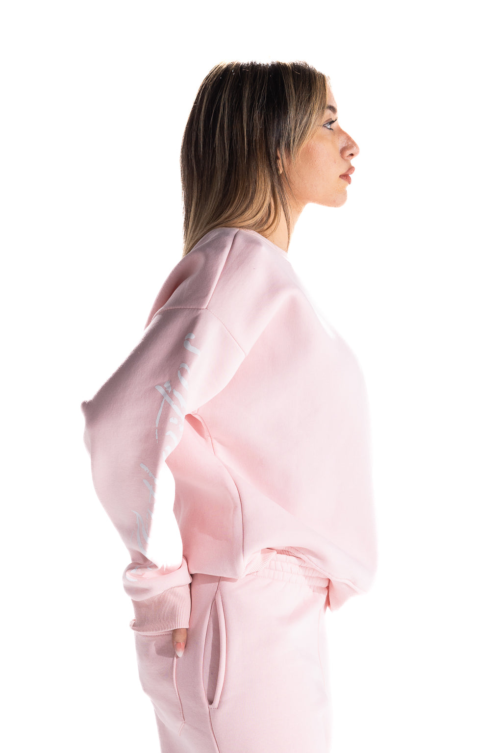 PINK AUTHENTICS CREWNECK