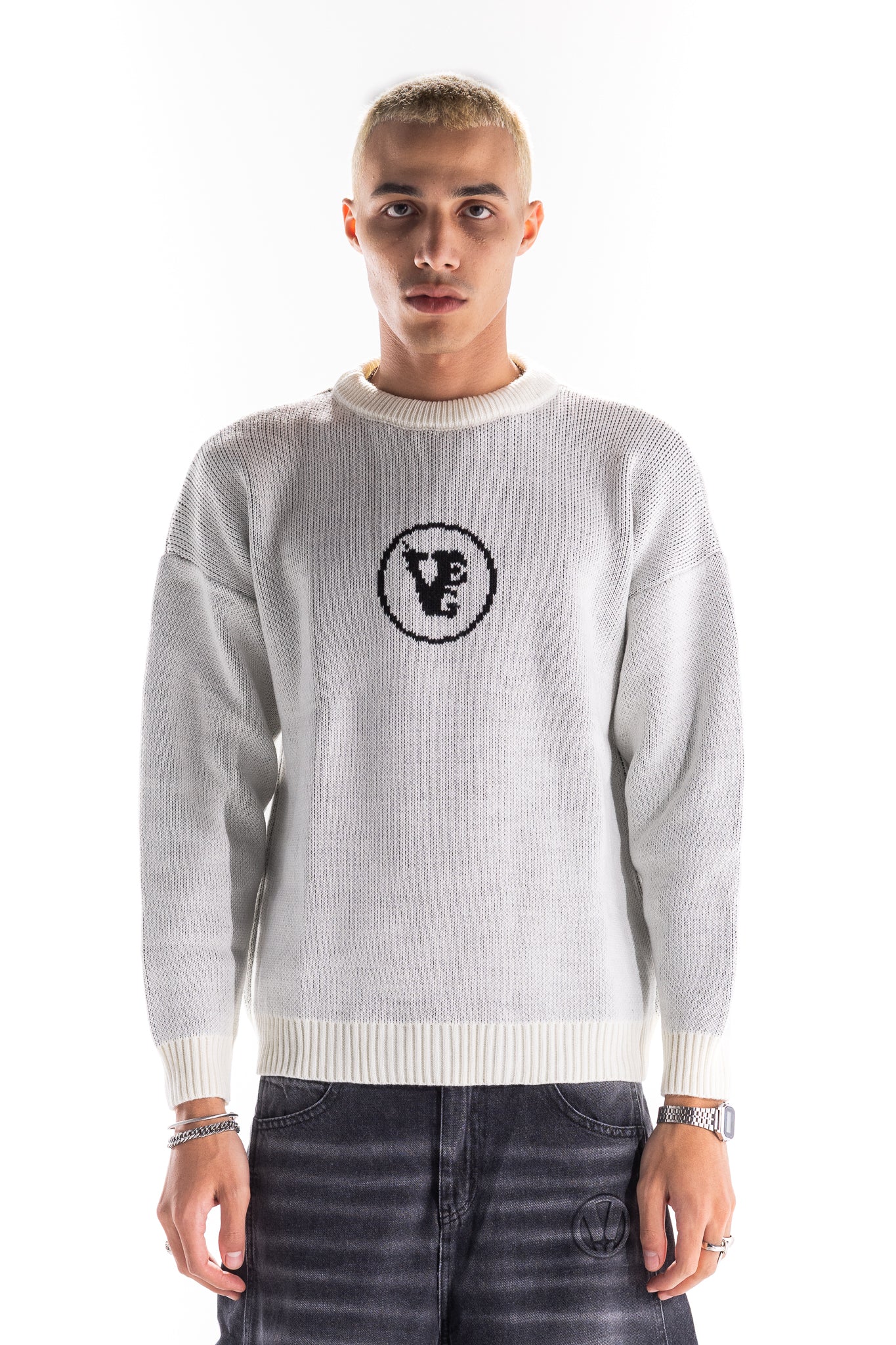 OFF-WHITE LOGO SWEATER