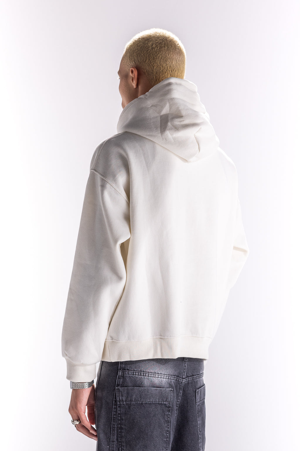 WHITE VEGA STANDARD HOODIE