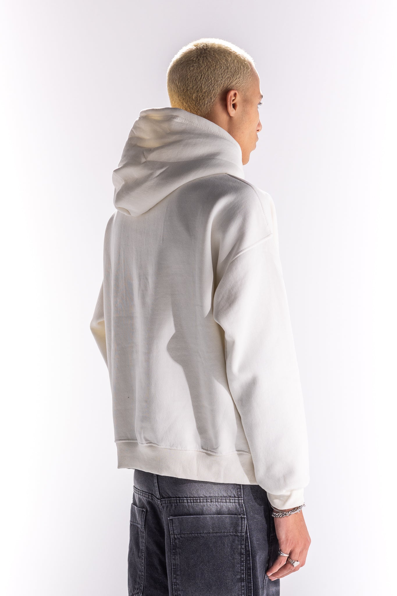 WHITE VEGA STANDARD HOODIE