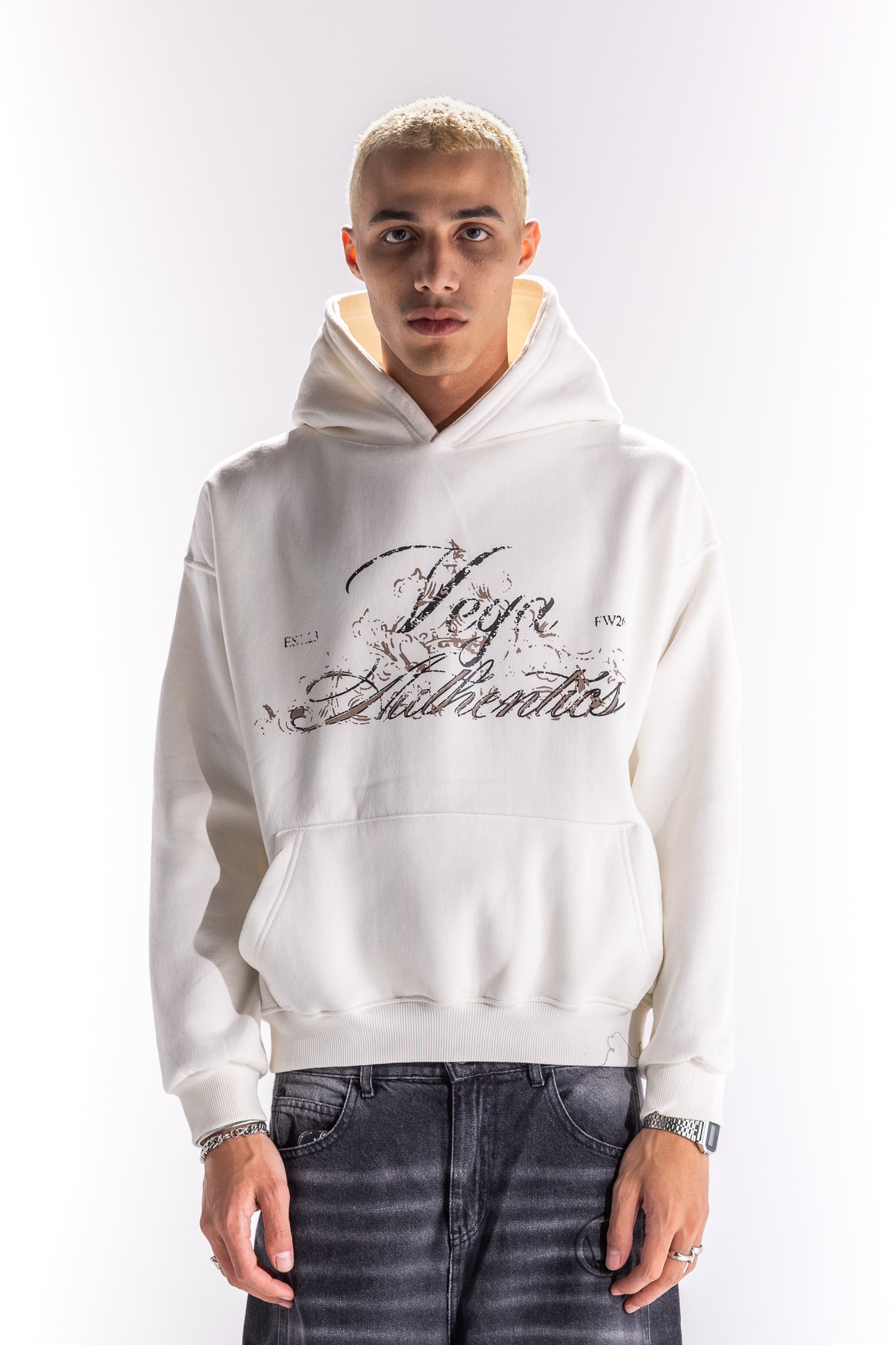 WHITE FENCE HOODIE