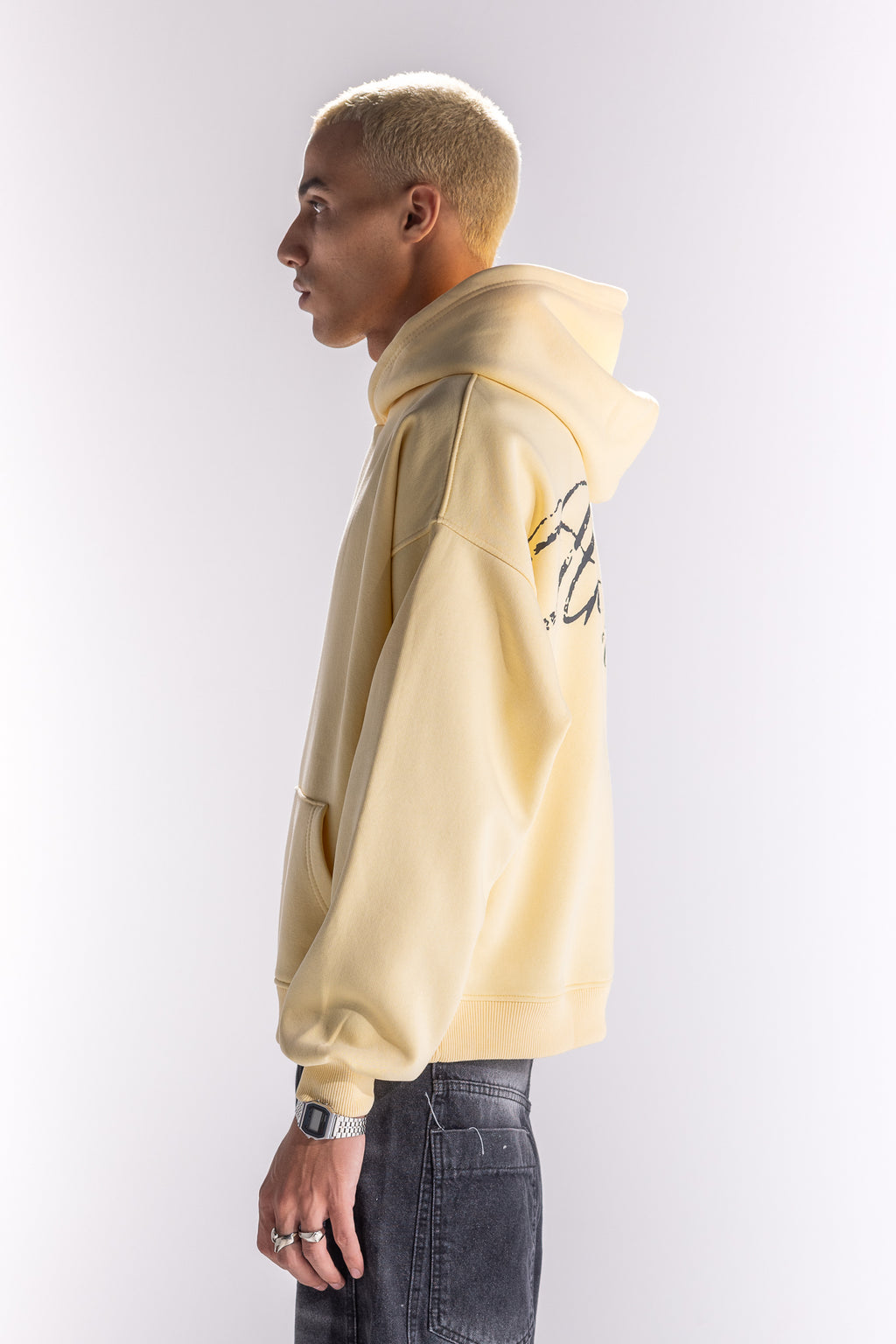 BUTTER BACK SCRIPT HOODIE