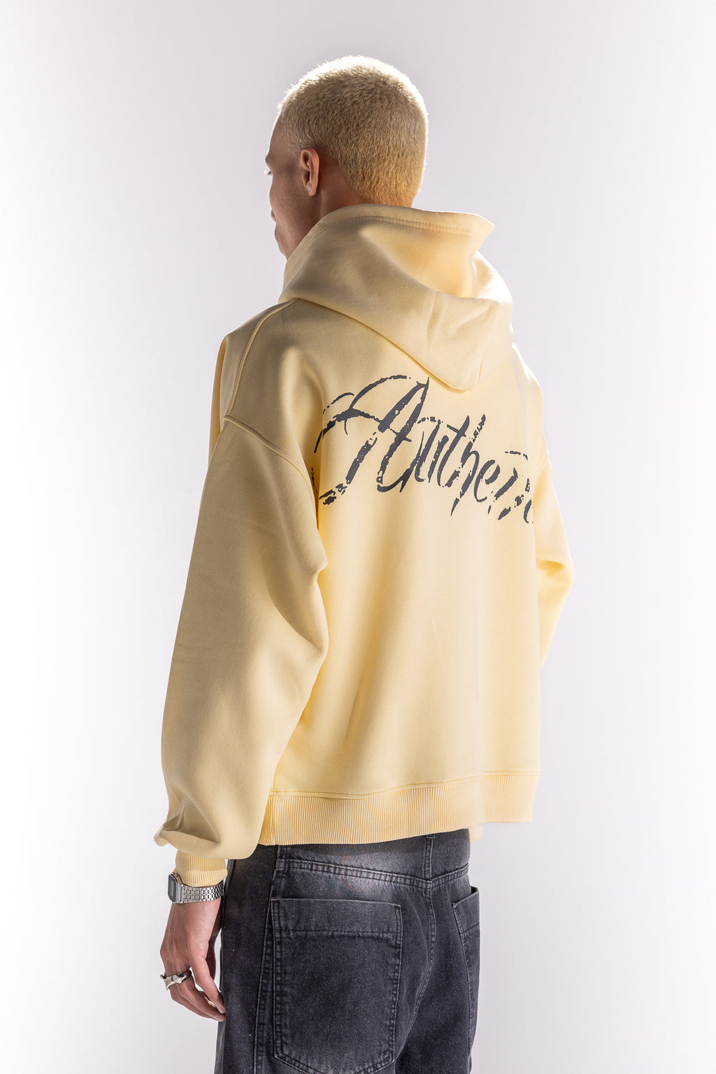 BUTTER BACK SCRIPT HOODIE