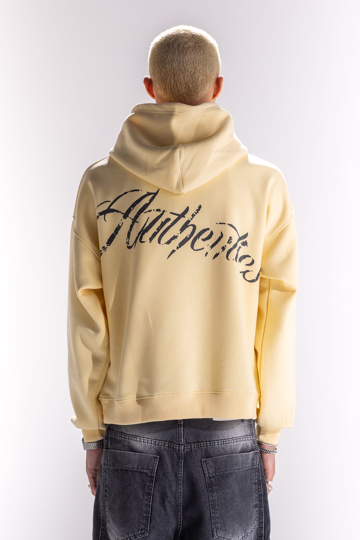 BUTTER BACK SCRIPT HOODIE
