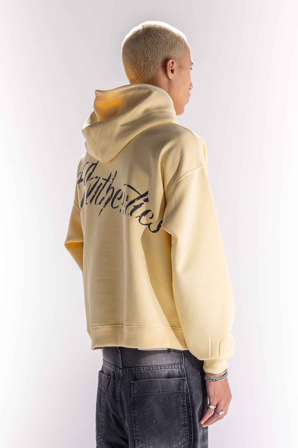 BUTTER BACK SCRIPT HOODIE