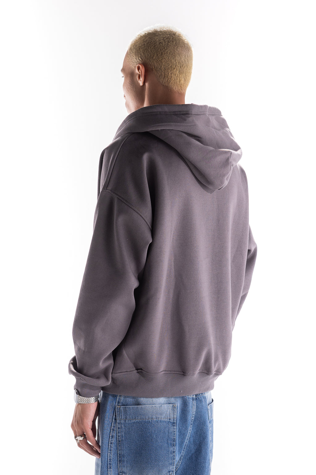 STONE TRI-TEXT ZIP UP (Pre Order)