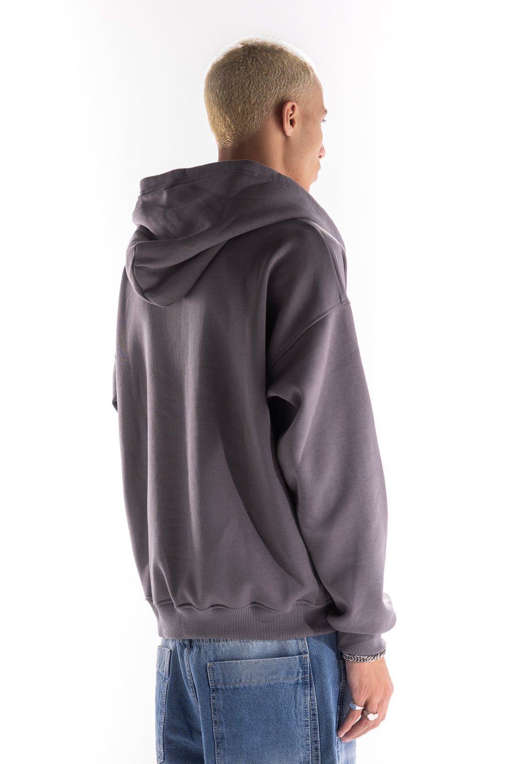 STONE TRI-TEXT ZIP UP (Pre Order)