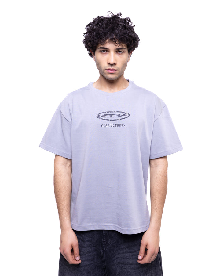 GREY LOGO TEE