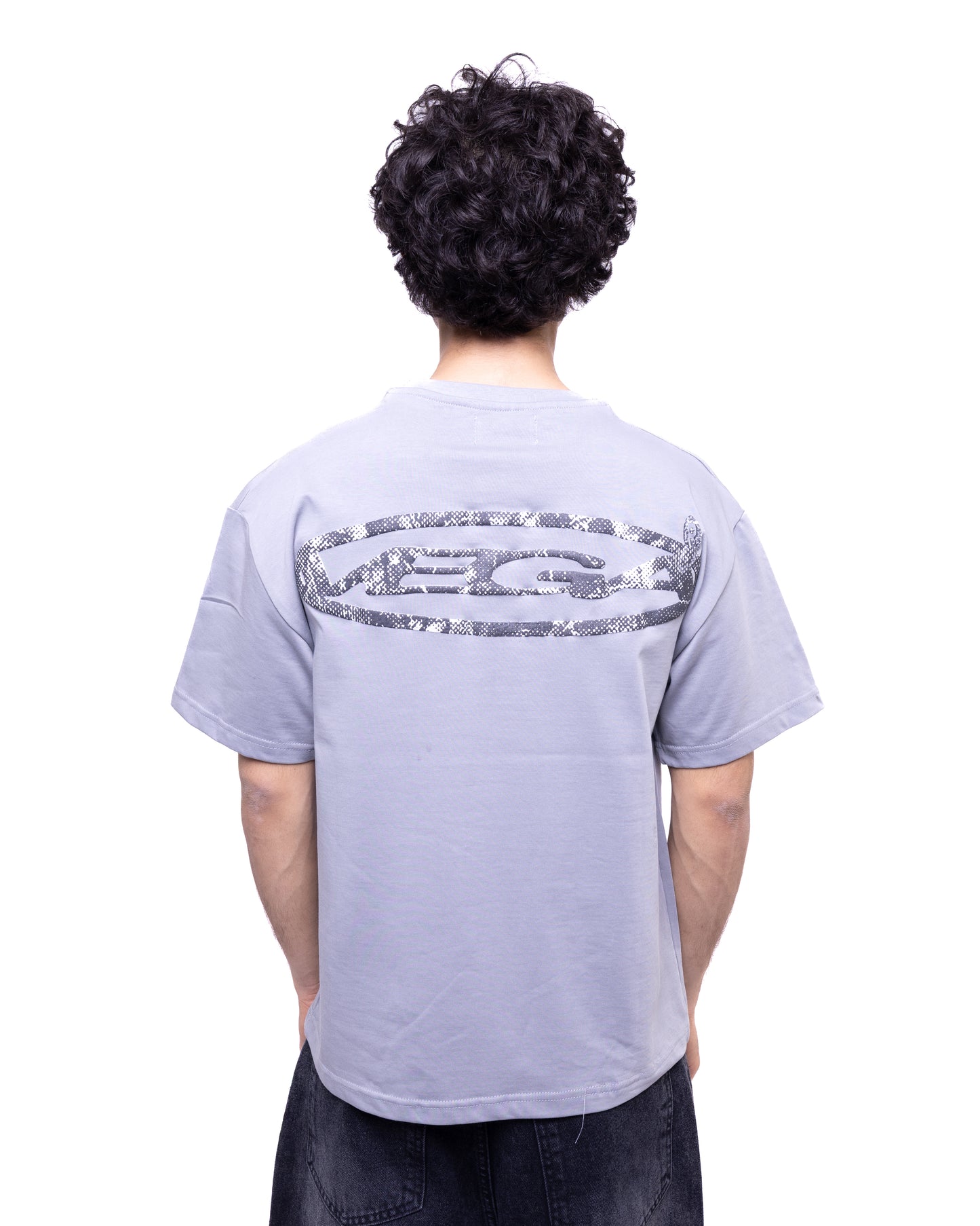 GREY LOGO TEE