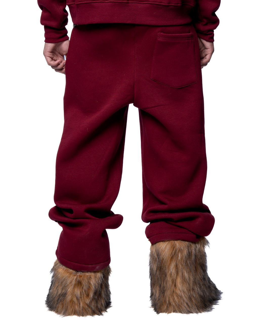 MAROON BASIC SWEATPANTS