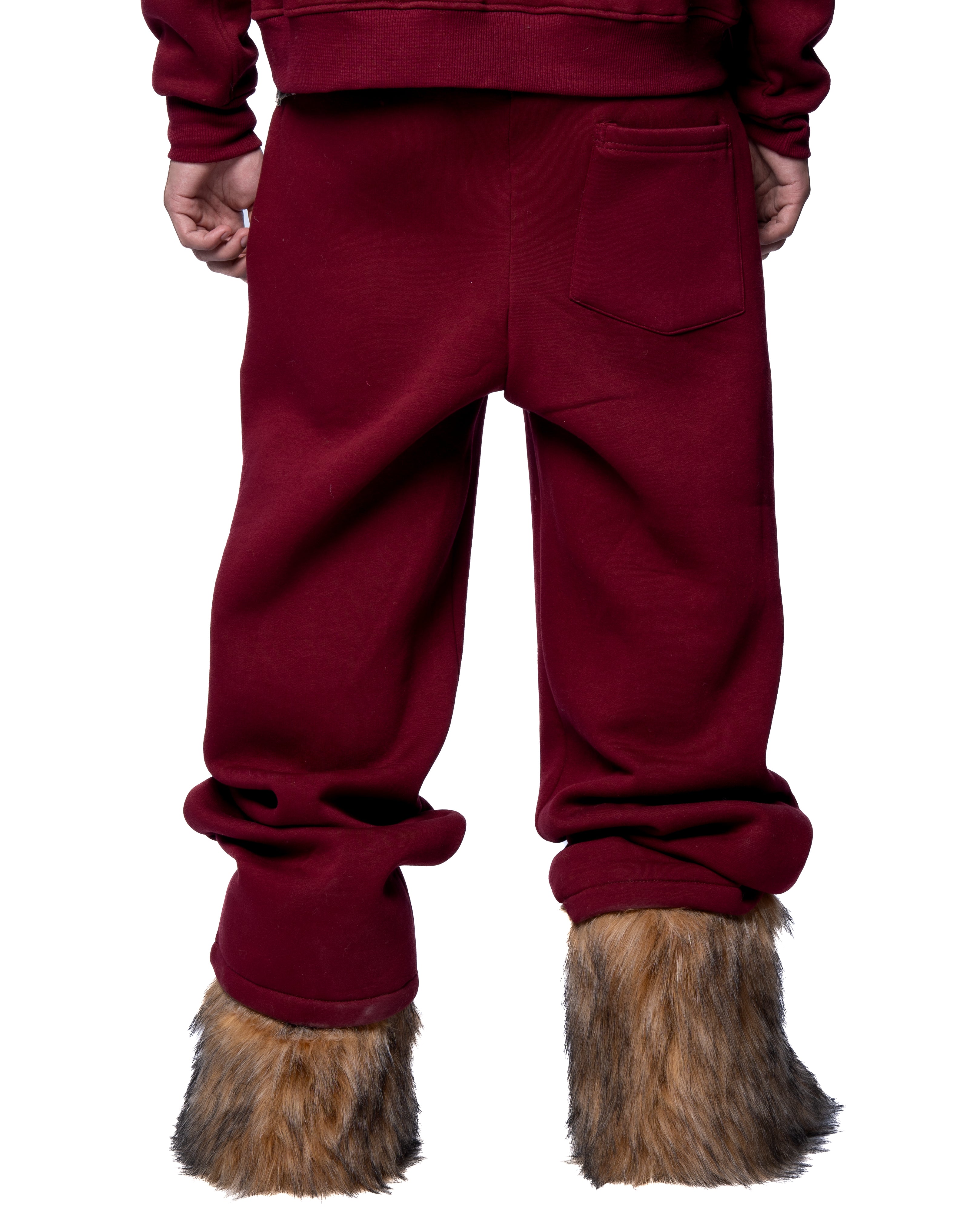 MAROON BASIC SWEATPANTS