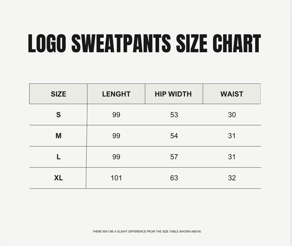 LOGO SWEATPANTS BLACK