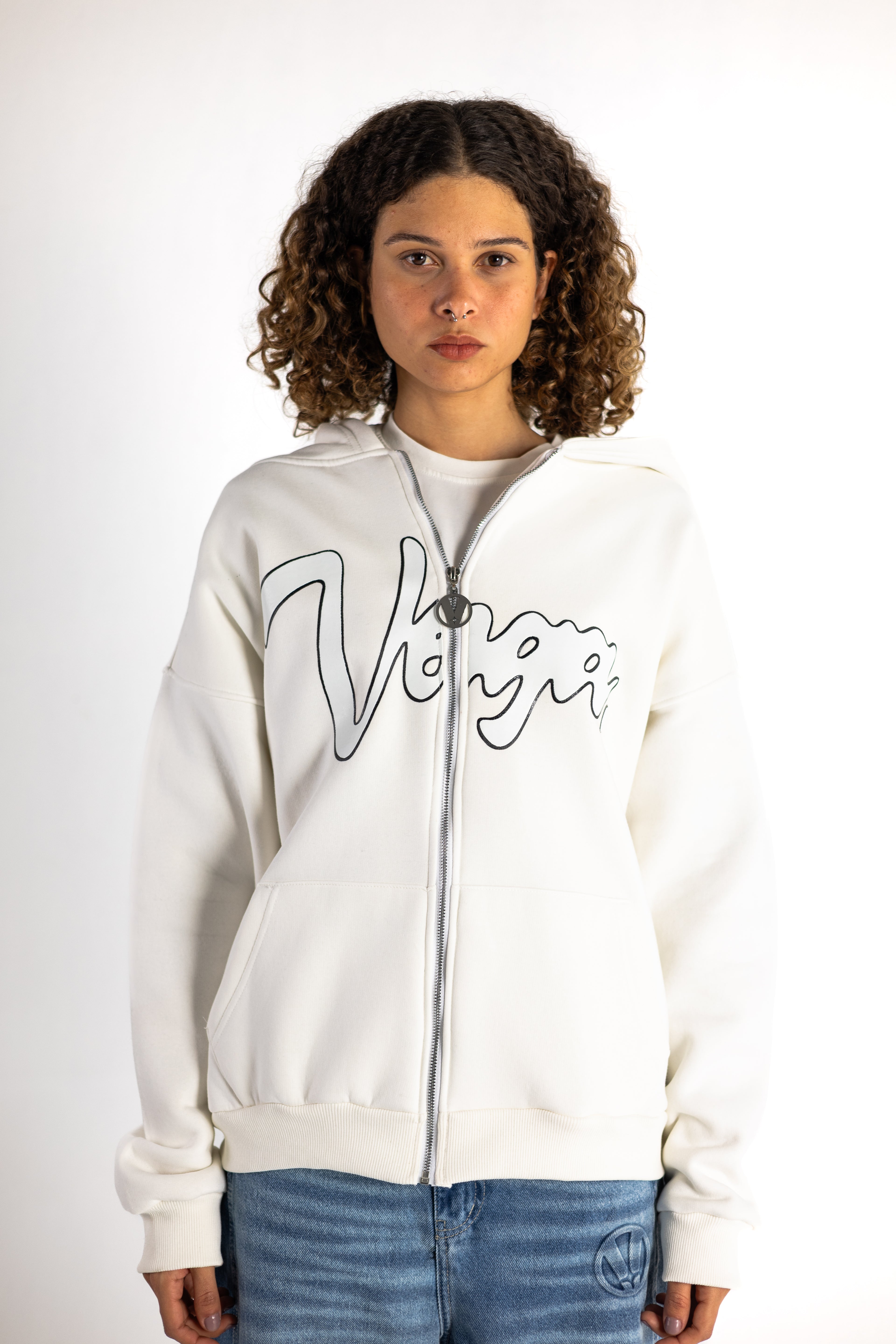 OFF-WHITE FROST ZIP UP