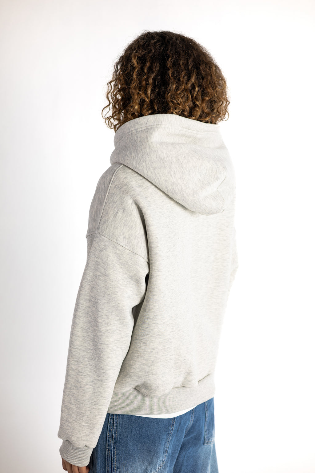 GREY FROST LOGO ZIP UP