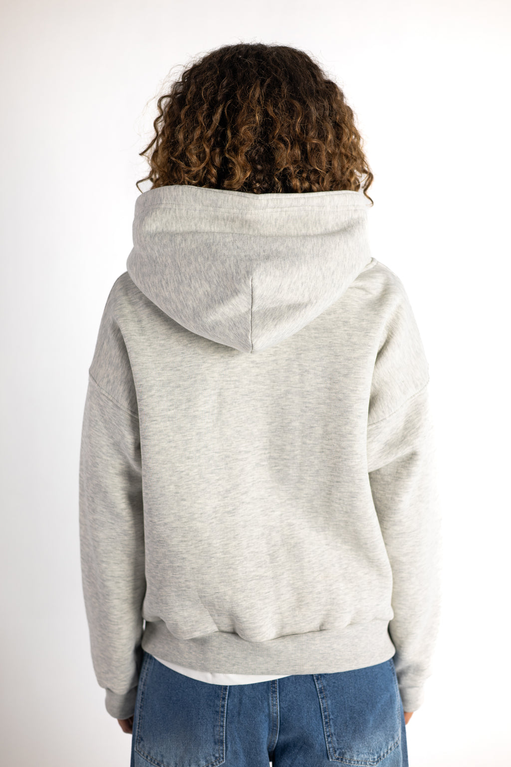 GREY FROST LOGO ZIP UP